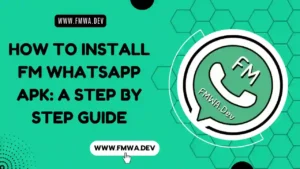 Installtion Guide For FMWhatsApp